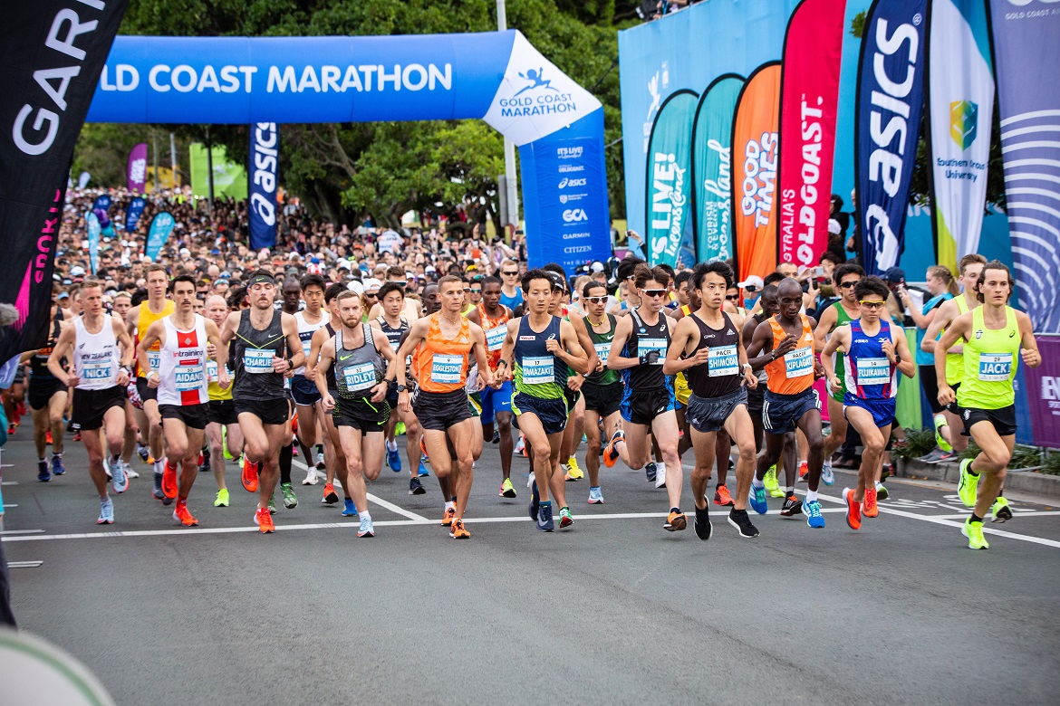 Gold Coast Marathon start line
